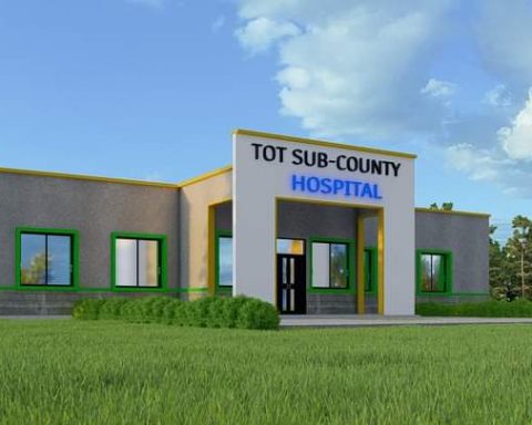Artistic impression of the Tot Sub-County Hospital set to be constructed with the support of Mpesa Foundation. Photo: Facebook: Wisely Rotich.