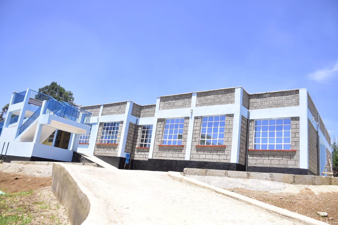 Newly completed medical units at the Burnt Forest Sub-County Hospital.