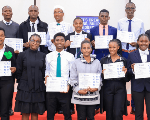 Some of the students that participated in the Kenya CFA Research Challenge.