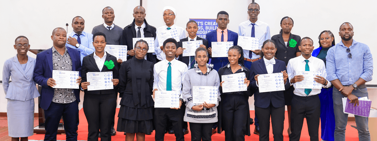 Some of the students that participated in the Kenya CFA Research Challenge.