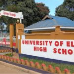 Main gate to the University of Eldoret High School gate. Photo/Facebook.