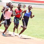 Part of the action duirng the trials at Kipchoge Keino Stadium in Eldoret on March 13, 2024. Photo/Copperfield Lagat.