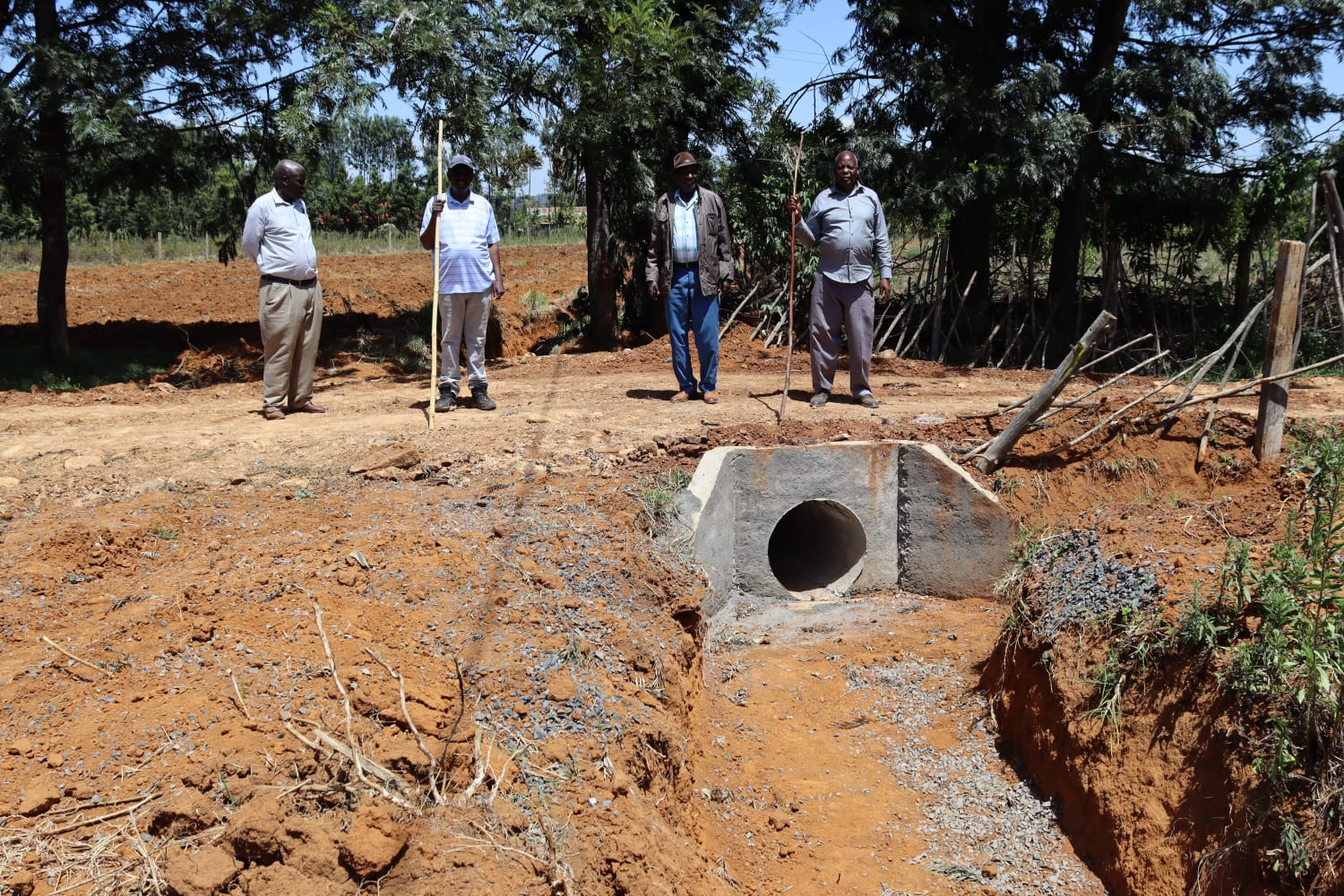 The area has been facing flooings during heavy rains due to poor drainage but the issue is now resolved.