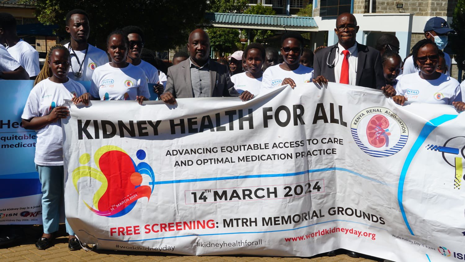 Commemoration of World Kidney Day at MTRH on March 14, 2024. Photo/@MTRHofficial.