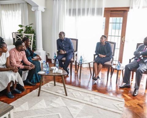 Ruto at Ogolas home
