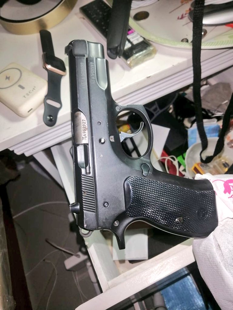 A Ceska pistol