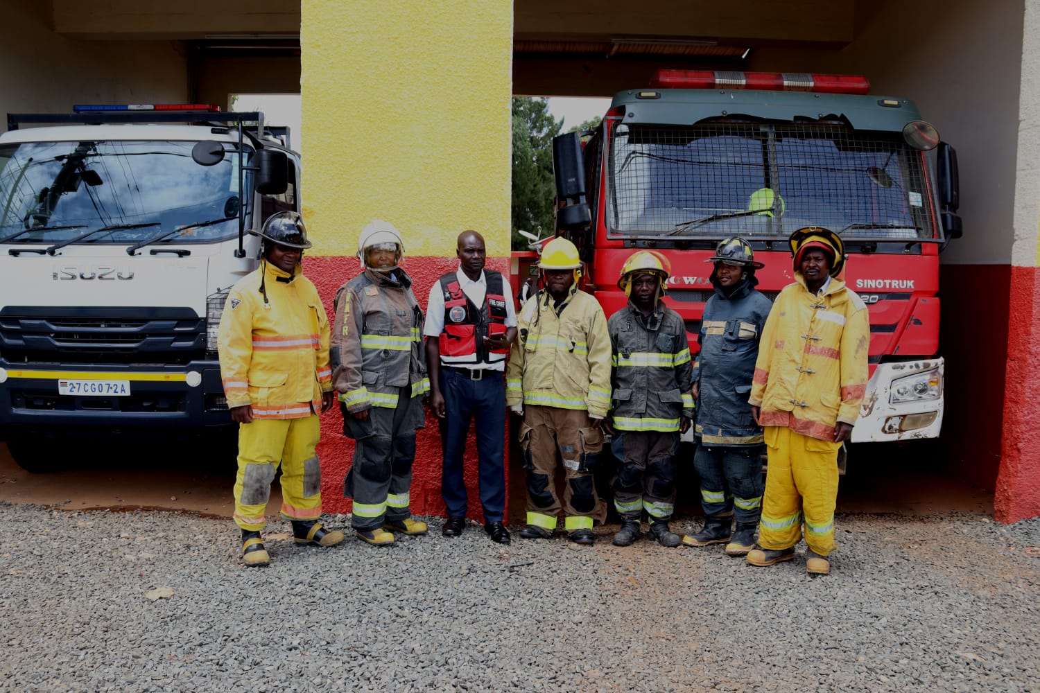 Uasin Gishu firefighters