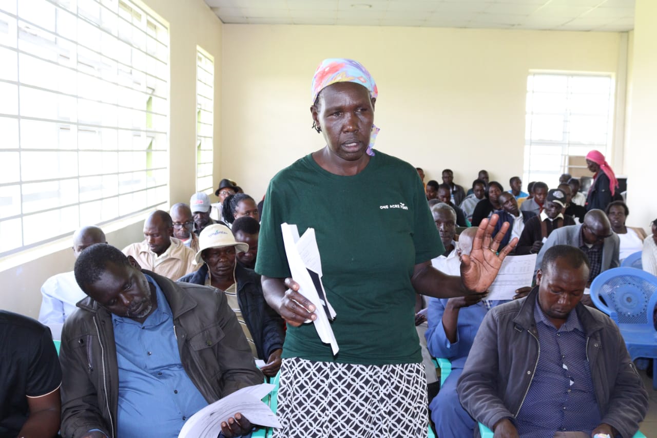Kaptagat public participation
