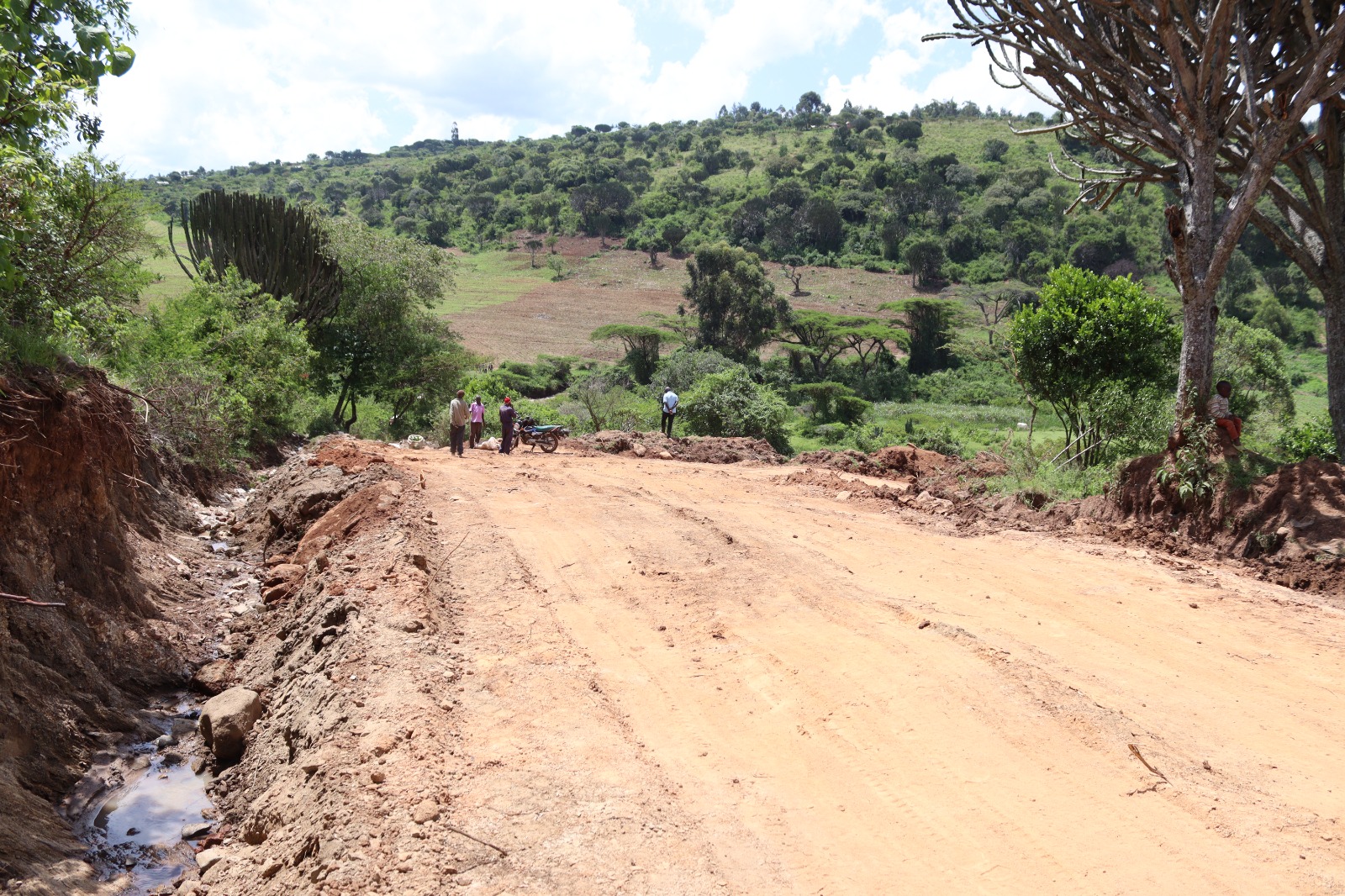 Recently completed road 