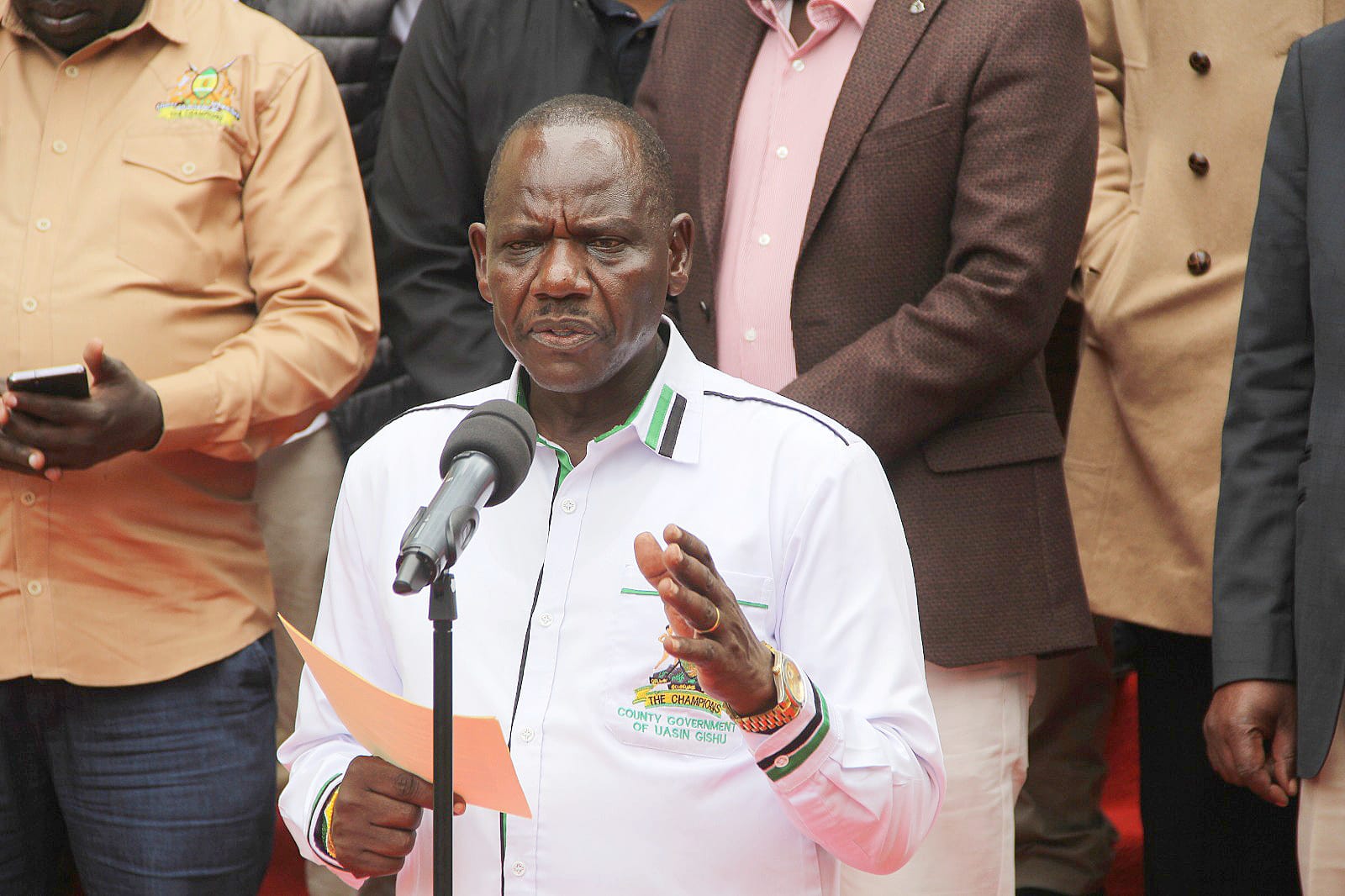 Uasin Gishu Governor Dr Jonathan Bii,