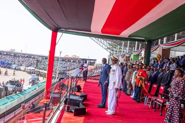President William Ruto with Chief of Defence Forces 