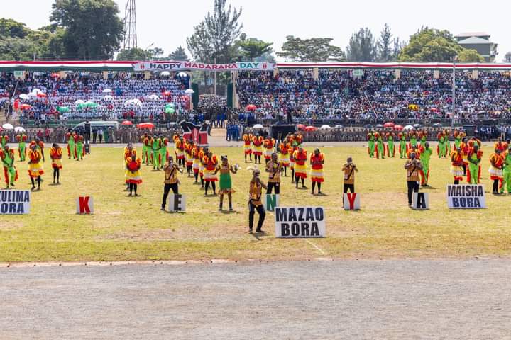 Agricultural display at Madaraka Day 