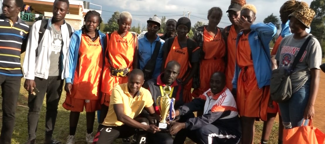 KATTI national basketball girls' champions the Eldoret national polytechnic