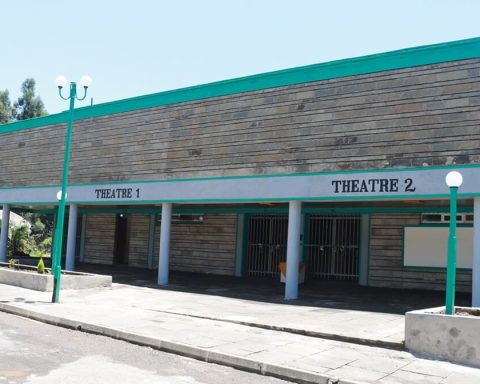 Front View of the Renovated T1 and T2 Lecture Theatres