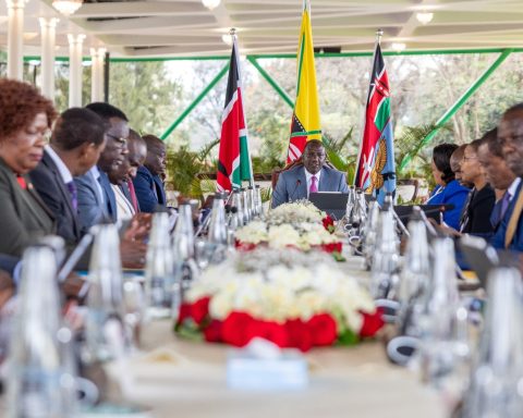 rUTO'S FIRST CABINET MEETING
