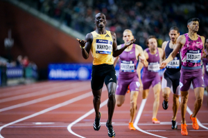 Emmanuel Wanyonyi wins the 800m in Brussels (© Matthew Quine)