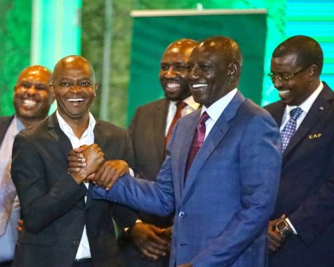 fkf president nick mwendwa with president ruto