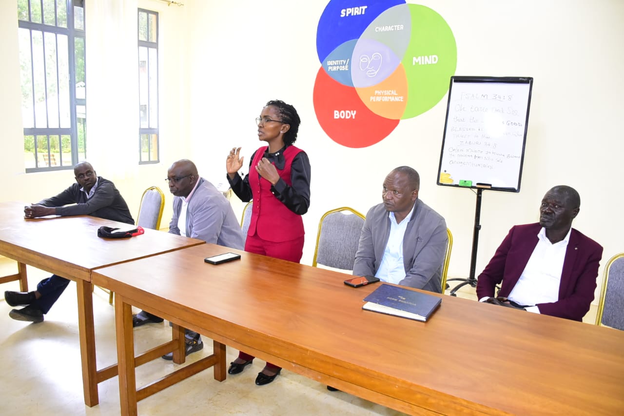 Lucy Ng'endo at Complete Sports Athletics Camp