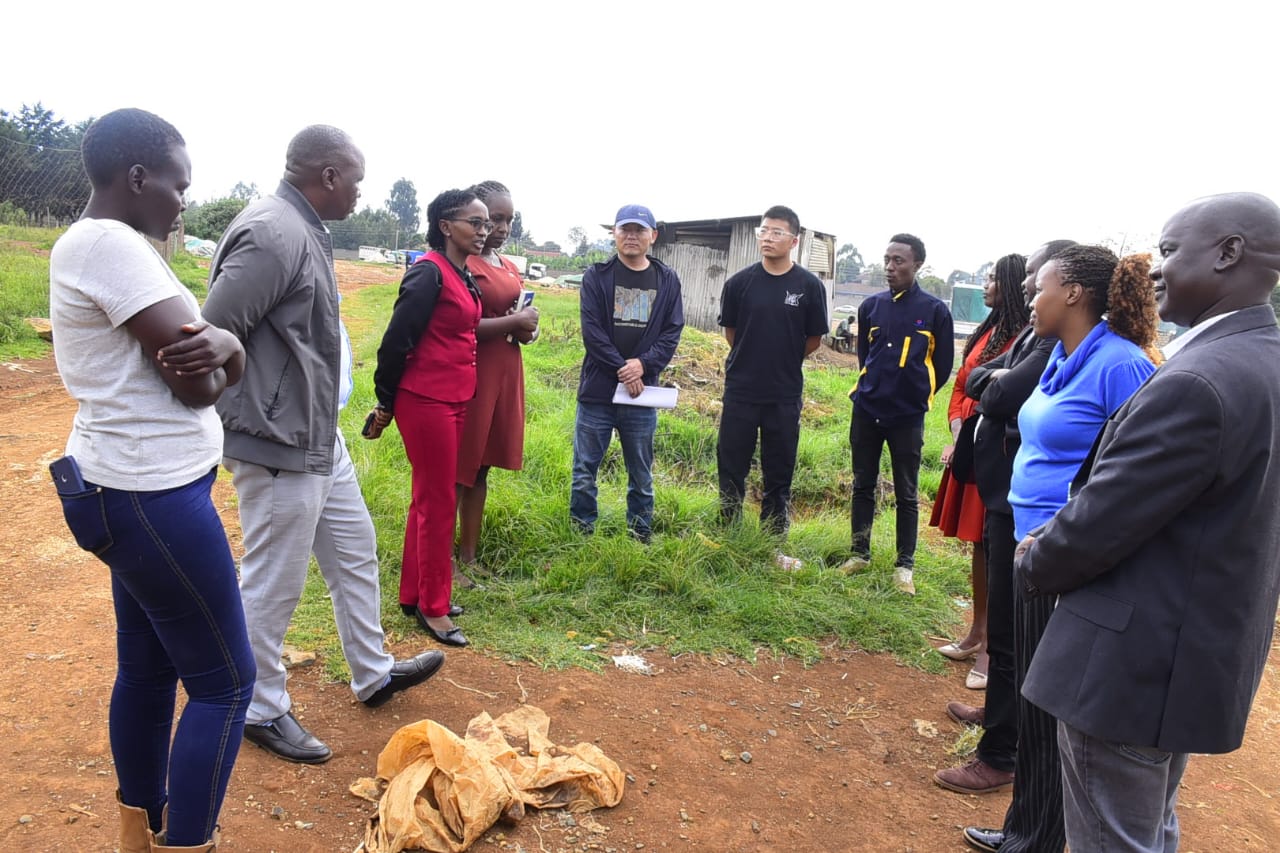 Chinese contractors at Kipchoge Keino Stadium 