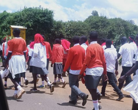 Tendwo secondary school students