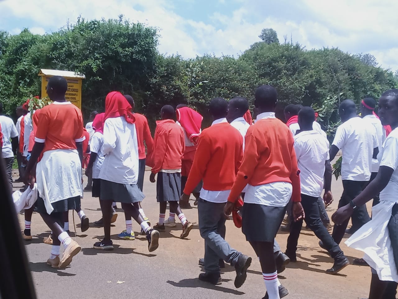 Tendwo secondary school students