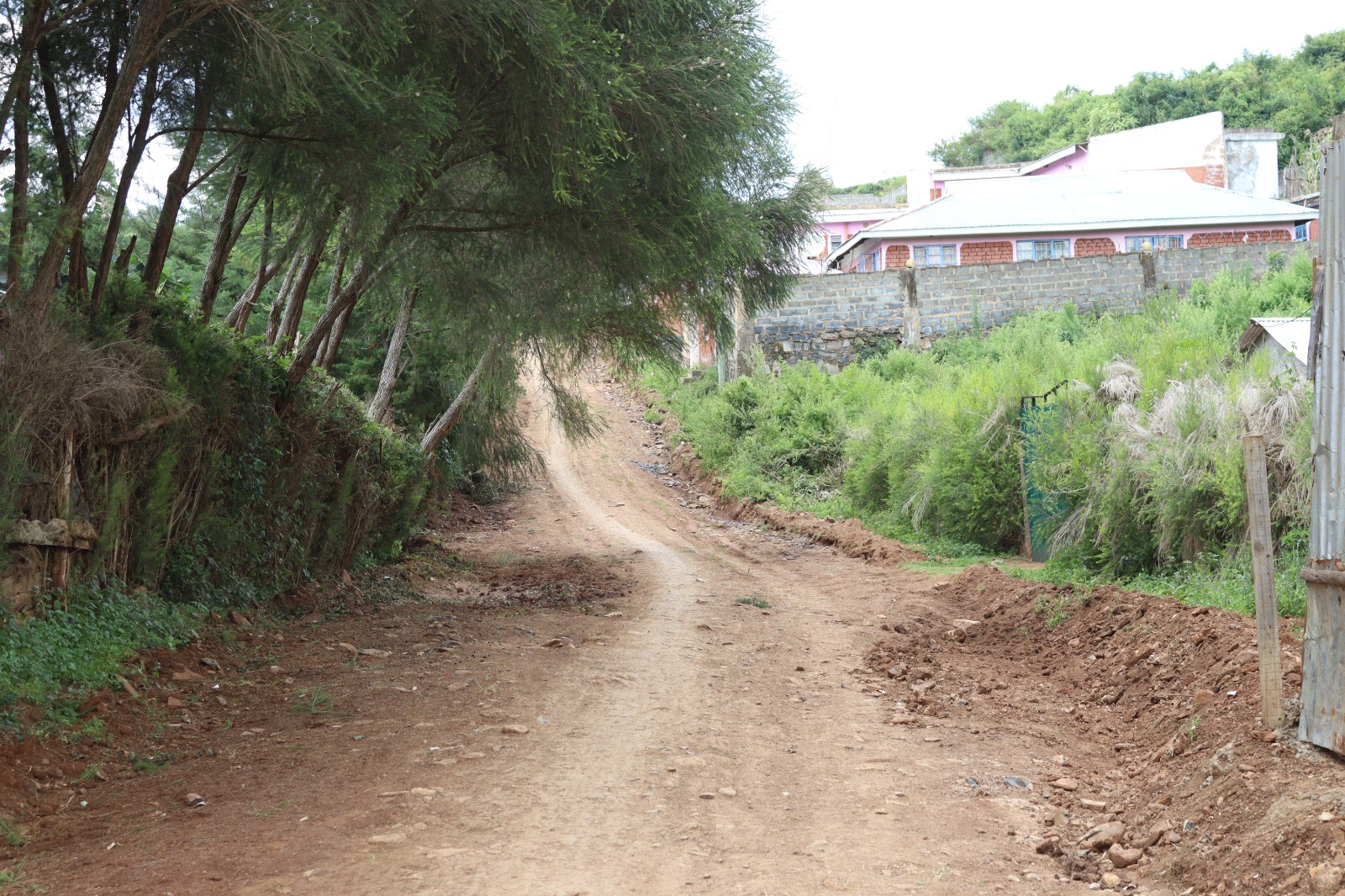 A road in Uasin Gishu'r rural area