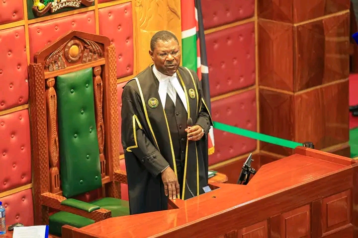 Moses Wetangula at the National Assembly