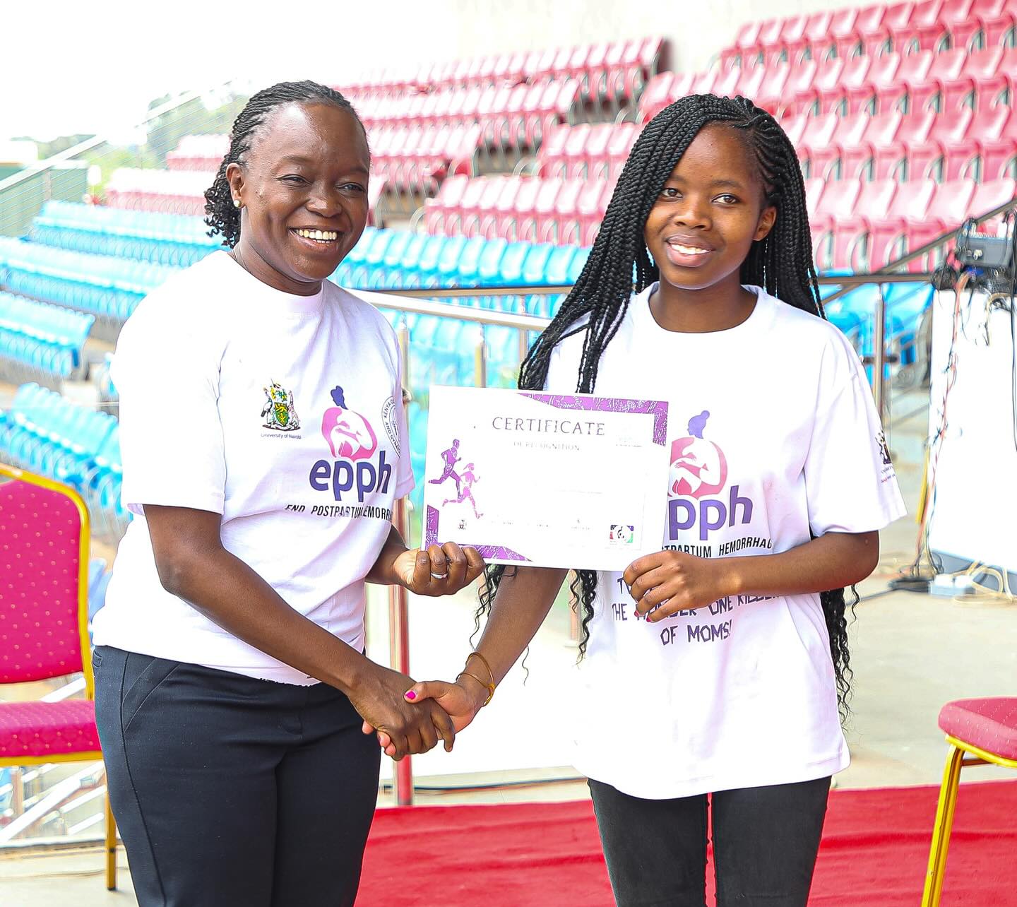 CS Deborah barasa awards certificate