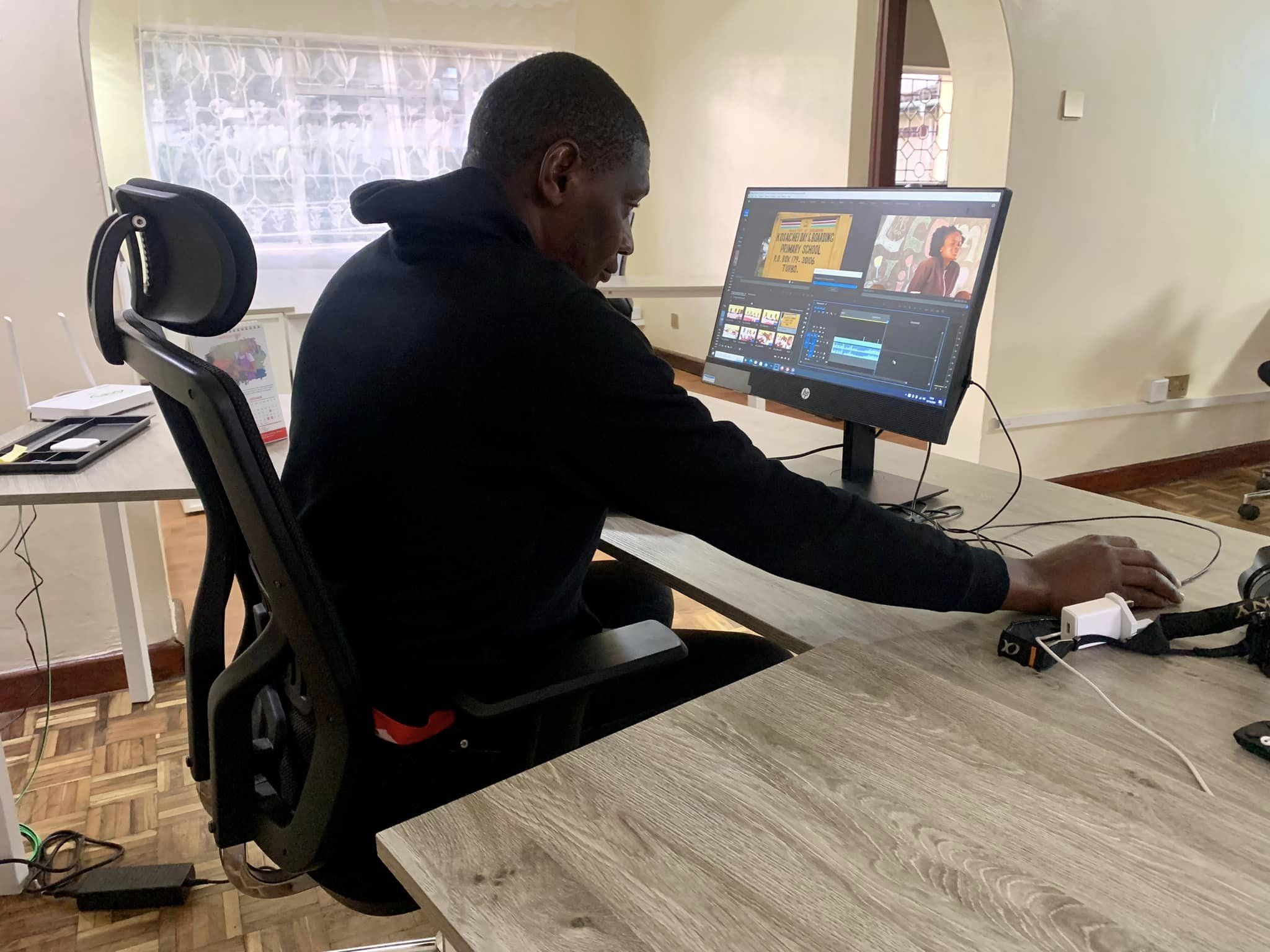 Eldoret Media Hub journalist 