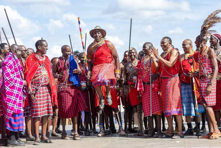 William Ruto maa cultural event