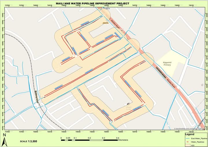 Maili Nne Water Pipeline Upgrade program 