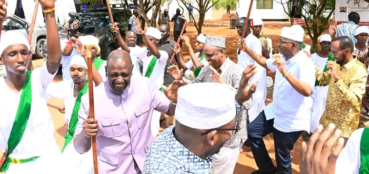 President William Ruto at the pastoralists summit
