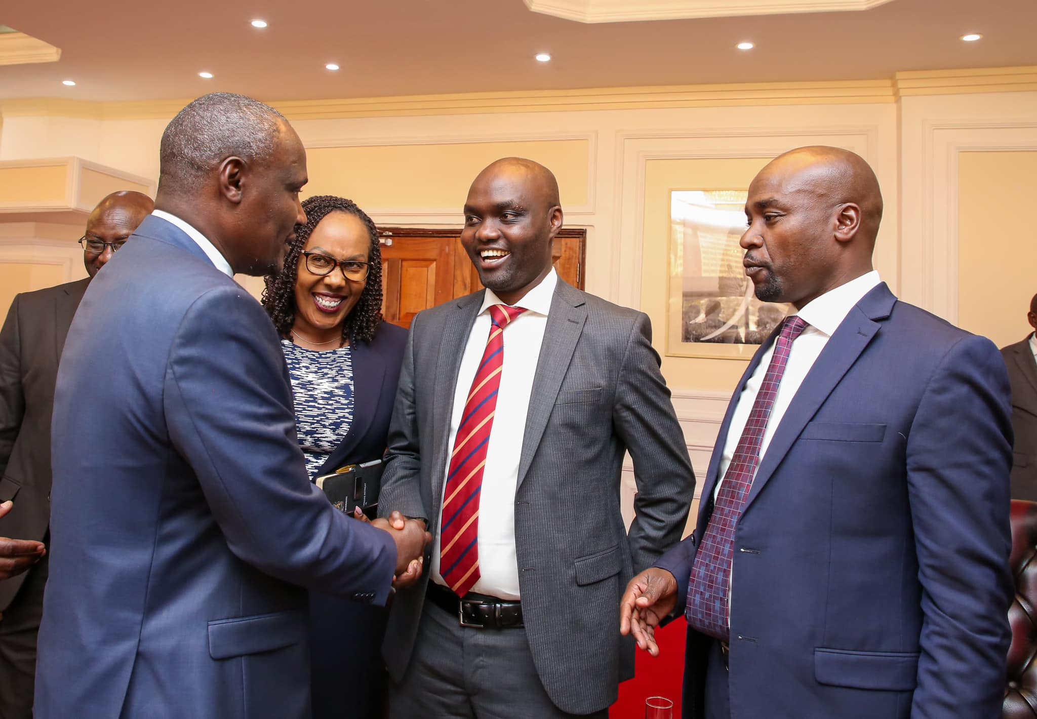 Wisley Rotich with john mbadi