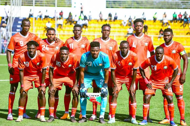 Harambee stars players before a past CHAN game