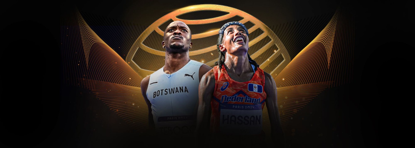 World Athletes of the Year Sifan Hassan and Letsile Tebogo