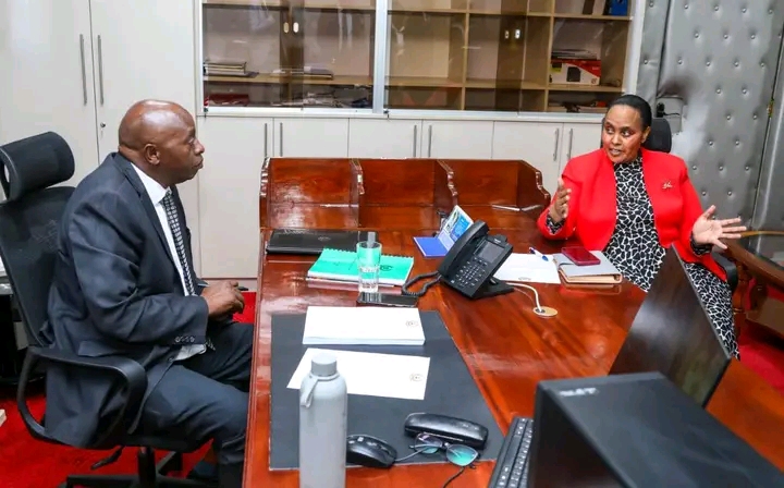 Mwangi Wanderi with Rosemary Sipatan Kuraru