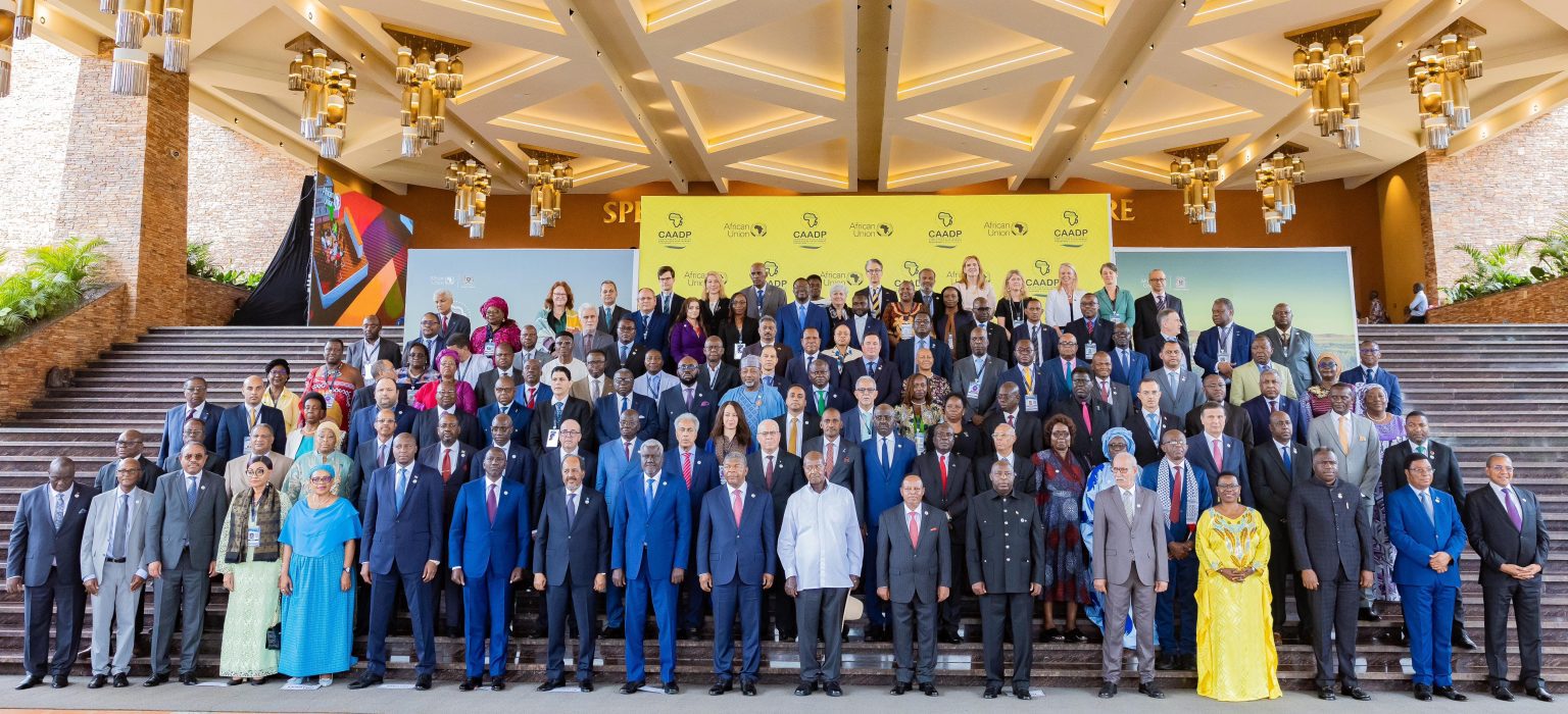 leaders at African Union Extraordinary Summit on the Post-Malabo Comprehensive Africa Agriculture Development Programme (CAADP)