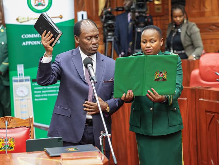 William Kabogo takes oath before vetting in National Assembly 
