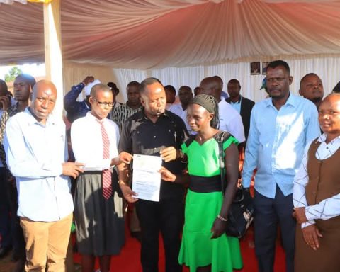 Trans Nzoia bursary beneficiaries