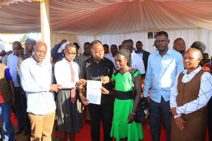 Trans Nzoia bursary beneficiaries