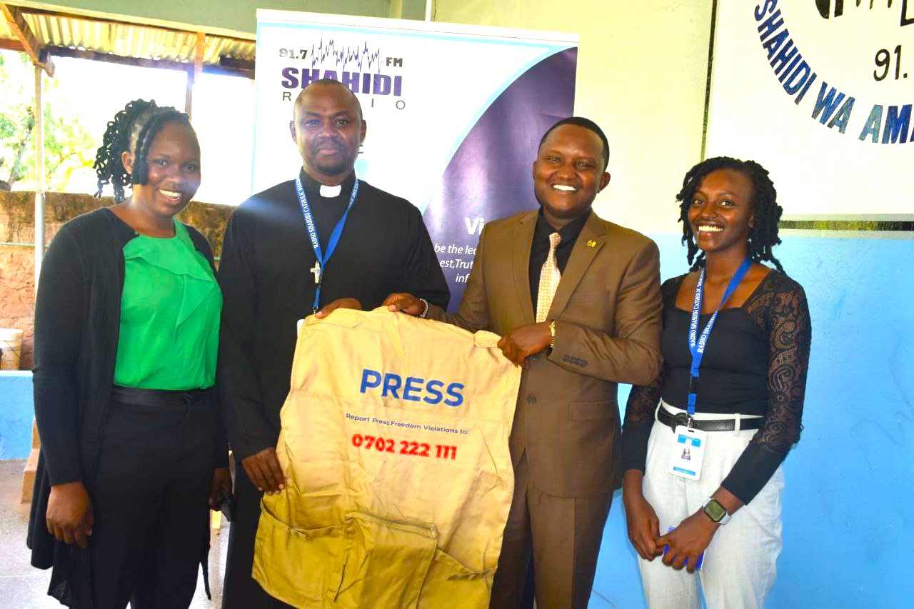 MCK cordinator jackson karanja at shahidi radio
