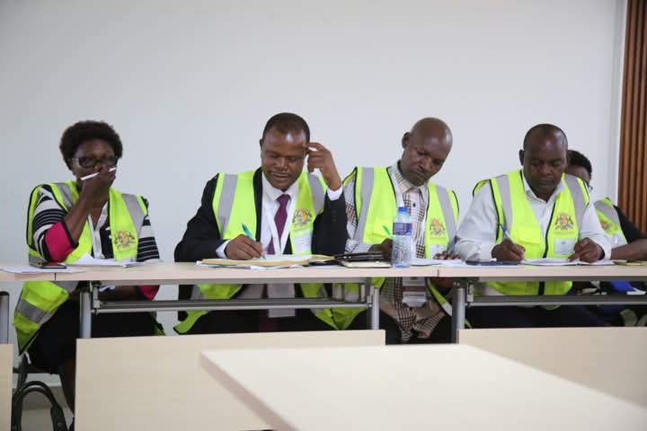 Members of Trans Nzoia University establishment Taskforce at a consultative forum in 2024