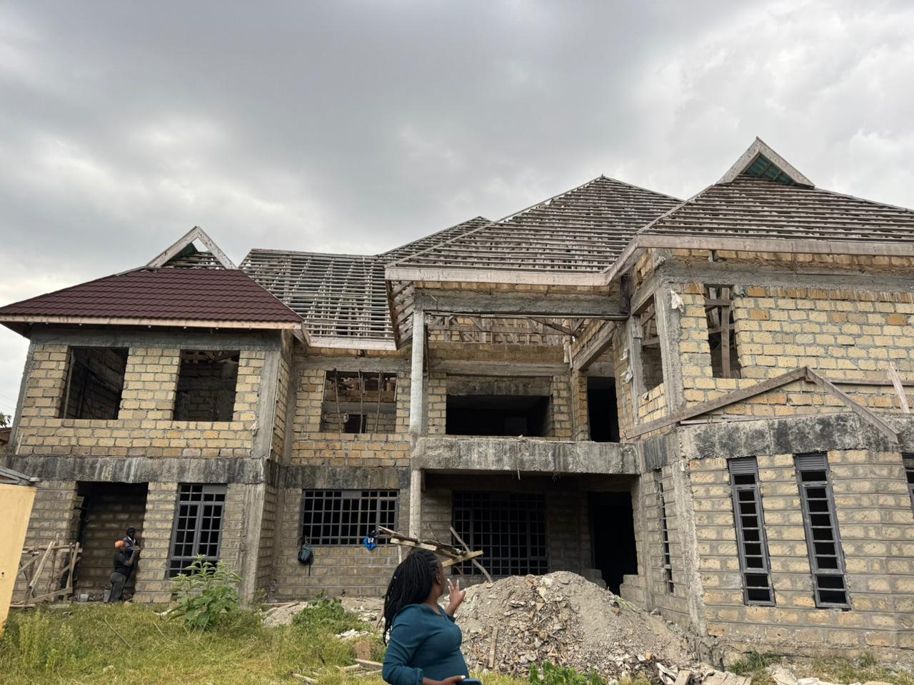 Current status of Uasin Gishu Governor's residence which is under construction