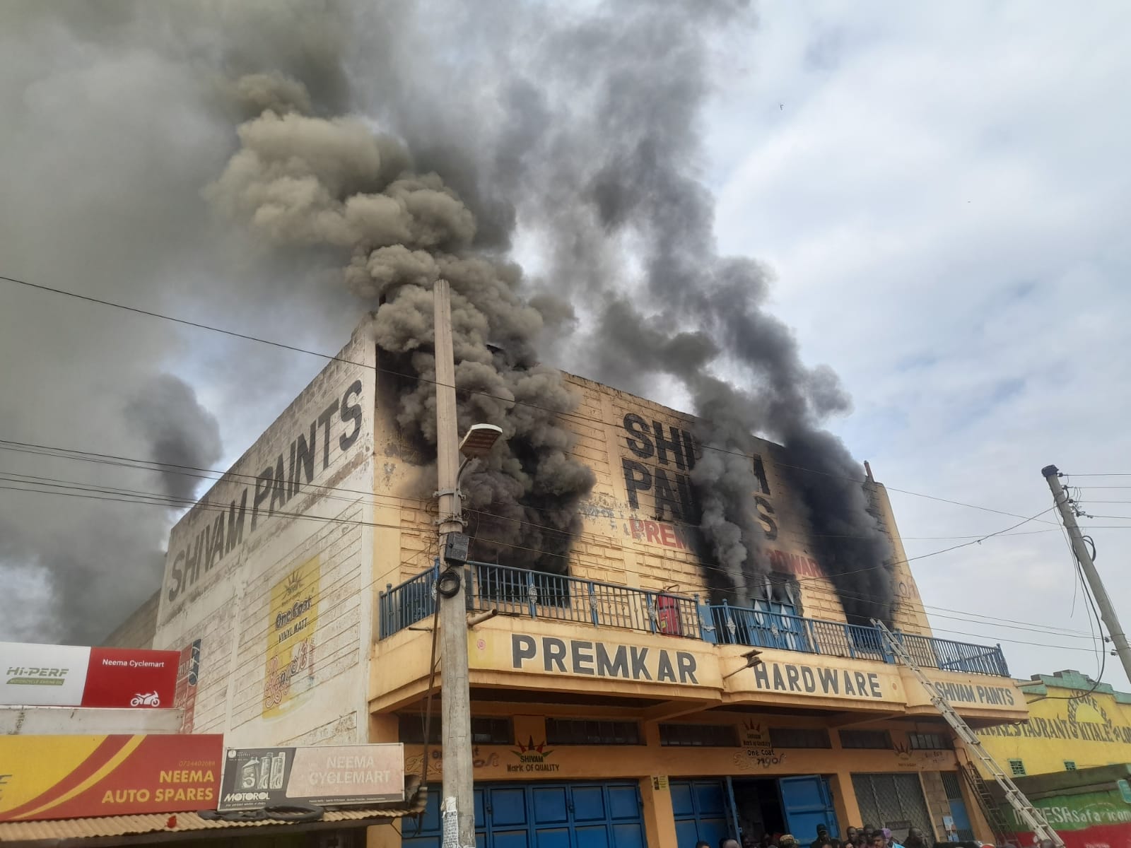 Premkar Hardware fire