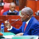 Mutahi Kagwe during his vetting by the committee on appointment