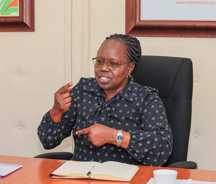 Nandi deputy governor Eulita Kirwa