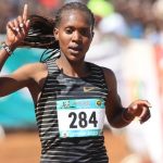 Faith Kipyegon wins at the 2023 Sirikwa Cross Country Classic