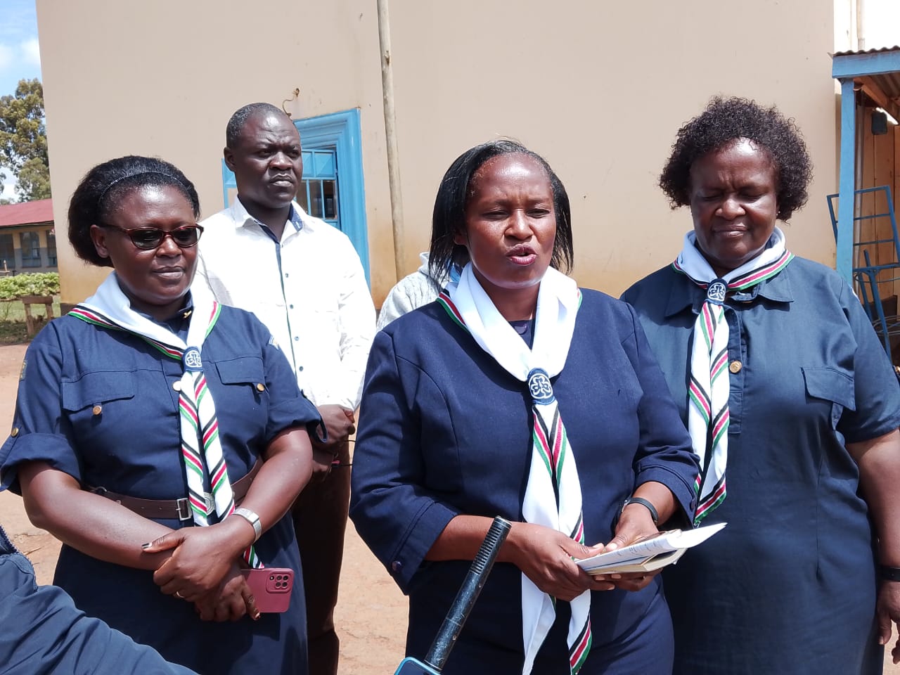 Girl Guides Association Trans Nzoia officials