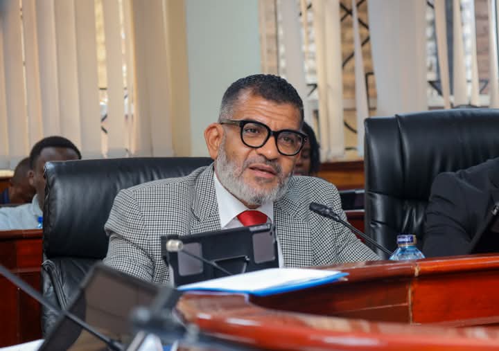Mombasa governor Abdulswamad Sharif Nassir. He was among those that appeared before the Senate Finance and Budget Committee