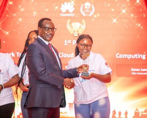 Moi University School of Engineering student Beverlyne Ndombi